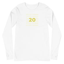 Load image into Gallery viewer, Repeat Ryan 20 Weiss Unisex Long Sleeve Tee