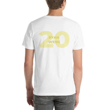 Load image into Gallery viewer, Ryan Weiss 20 Face Graphic and Number on the Back Short-Sleeve T-Shirt Unisex